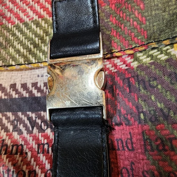 L.A.M.B. Lesportsac Donegal plaid tote